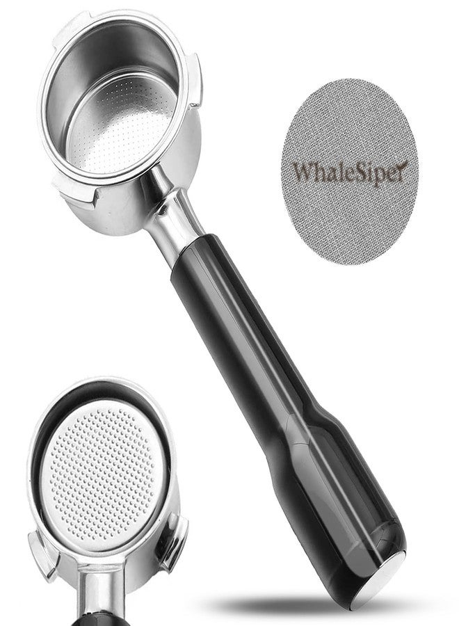 WhaleSiper 54mm Bottomless Portafilter & Puck Screen, 3-Ear Stainless Head, Compatible with Breville Barista Pro, Bambino Plus, Barista Express Impress, Infuser, Barista Touch, Duo-Temp Pro & Bambino - Image 1